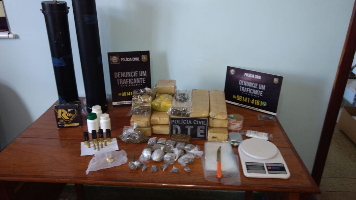 POLÍCIA CIVIL PRENDE TRAFICANTE COM MAIS DE 10 KG DE DROGAS EM MACAPÁ
